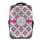 Linked Circles & Diamonds 15" Backpack - FRONT