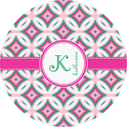 Linked Circles & Diamonds Multipurpose Round Labels - 2" (Personalized)