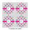 Linked Circles & Diamonds 4" Multipurpose Round Labels - Sheet