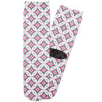 Linked Circles & Diamonds Adult Crew Socks