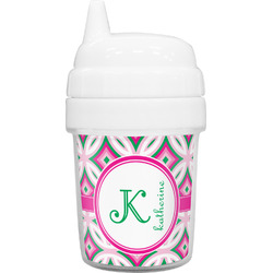 Linked Circles & Diamonds Baby Sippy Cup (Personalized)