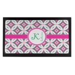 Linked Circles & Diamonds Bar Mat - Small (Personalized)