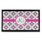 Linked Circles & Diamonds Bar Mat - Small - FRONT