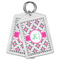 Linked Circles & Diamonds Bling Keychain - MAIN