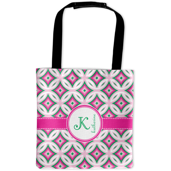 Custom Linked Circles & Diamonds Auto Back Seat Organizer Bag (Personalized)