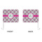 Linked Circles & Diamonds Car Flag - Large - APPROVAL