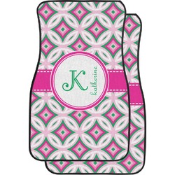 Linked Circles & Diamonds Car Floor Mats (Personalized)