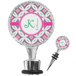 Linked Circles & Diamonds Wine Bottle Stopper (Personalized)