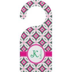 Linked Circles & Diamonds Door Hanger (Personalized)