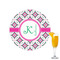 Linked Circles & Diamonds Drink Topper - Small - Single with Drink