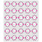 Linked Circles & Diamonds Drink Topper - XSmall - Set of 30