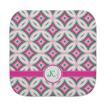 Linked Circles & Diamonds Face Towel (Personalized)