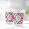 Linked Circles & Diamonds Glass Shot Glass - Standard - LIFESTYLE