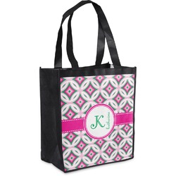 Linked Circles & Diamonds Grocery Bag (Personalized)