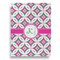 Linked Circles & Diamonds House Flags - Double Sided - BACK