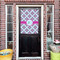 Linked Circles & Diamonds House Flags - Double Sided - (Over the door) LIFESTYLE