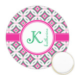 Linked Circles & Diamonds Printed Cookie Topper - 2.5" (Personalized)