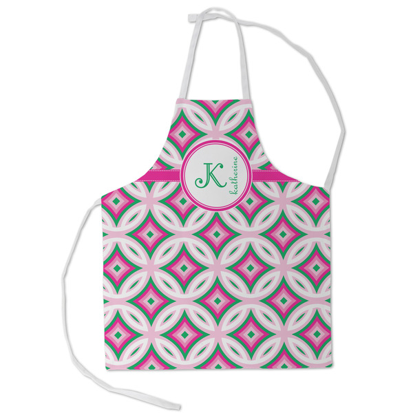 Custom Linked Circles & Diamonds Kid's Apron - Small (Personalized)