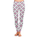 Linked Circles & Diamonds Ladies Leggings