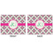 Linked Circles & Diamonds Linen Placemat - APPROVAL (double sided)