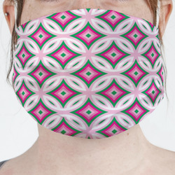 Linked Circles & Diamonds Face Mask Cover