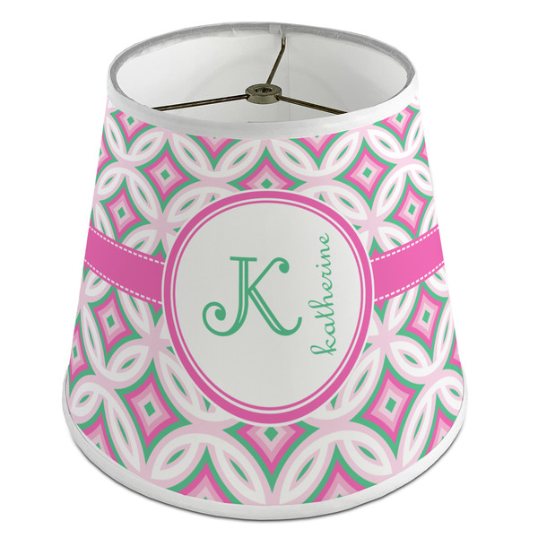 Custom Linked Circles & Diamonds Empire Lamp Shade (Personalized)