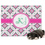 Linked Circles & Diamonds Dog Blanket - Large (Personalized)