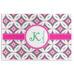 Linked Circles & Diamonds Disposable Paper Placemats (Personalized)