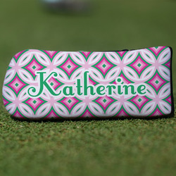 Linked Circles & Diamonds Blade Putter Cover (Personalized)