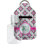 Linked Circles & Diamonds Hand Sanitizer & Keychain Holder - Small (Personalized)