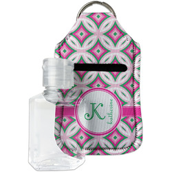 Linked Circles & Diamonds Hand Sanitizer & Keychain Holder - Small (Personalized)