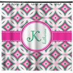 Linked Circles & Diamonds Shower Curtain - Custom Size (Personalized)