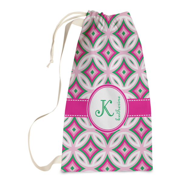 Custom Linked Circles & Diamonds Laundry Bags - Small (Personalized)