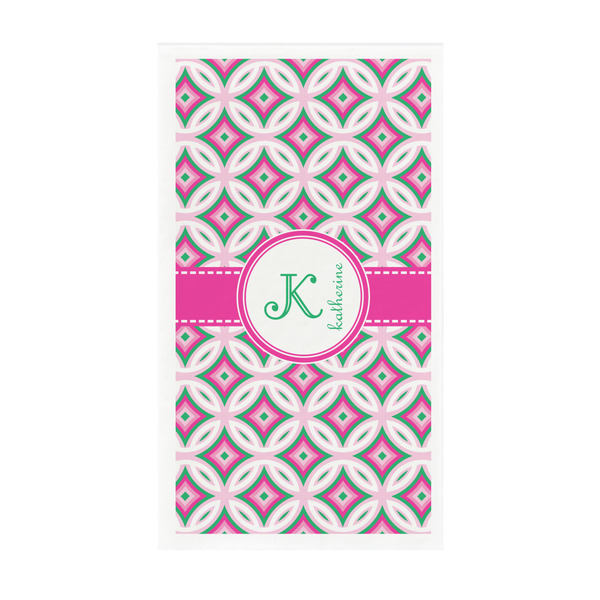 Custom Linked Circles & Diamonds Guest Paper Towels - Full Color - Standard (Personalized)