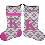 Linked Circles & Diamonds Holiday Stocking - Double-Sided - Neoprene (Personalized)