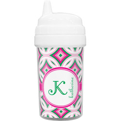 Linked Circles & Diamonds Toddler Sippy Cup (Personalized)