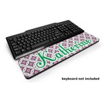 Linked Circles & Diamonds Keyboard Wrist Rest (Personalized)