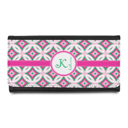 Linked Circles & Diamonds Leatherette Ladies Wallet (Personalized)