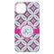 Linked Circles & Diamonds iPhone 14 Plus Case - Back