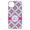 Linked Circles & Diamonds iPhone 14 Pro Max Case - Back