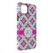 Linked Circles & Diamonds iPhone 14 Pro Max Tough Case - Angle