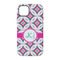 Linked Circles & Diamonds iPhone 14 Tough Case - Back