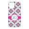 Linked Circles & Diamonds iPhone 15 Case - Back