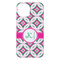 Linked Circles & Diamonds iPhone 15 Plus Case - Back