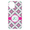 Linked Circles & Diamonds iPhone 15 Pro Max Case - Back