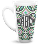 Geometric Circles 16 Oz Latte Mug (Personalized)