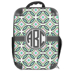 Geometric Circles Hard Shell Backpack (Personalized)