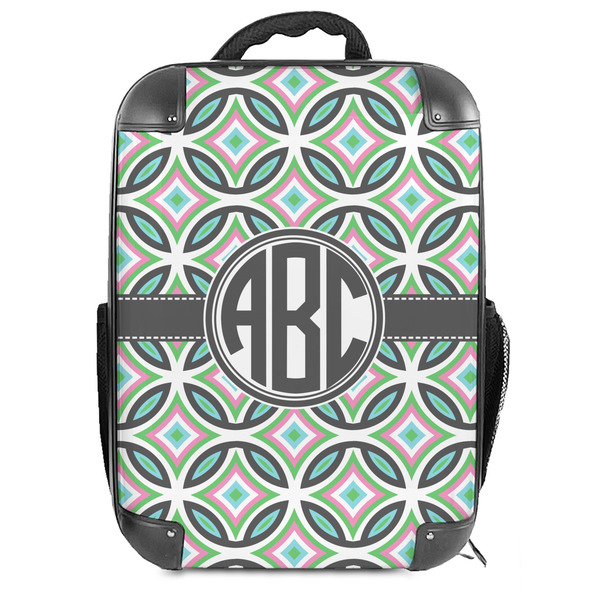 Custom Geometric Circles Hard Shell Backpack (Personalized)