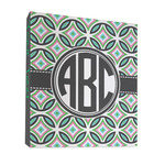 Geometric Circles 3 Ring Binder - Full Wrap - 1" (Personalized)