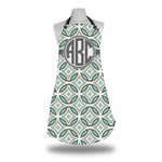 Geometric Circles Apron w/ Monogram